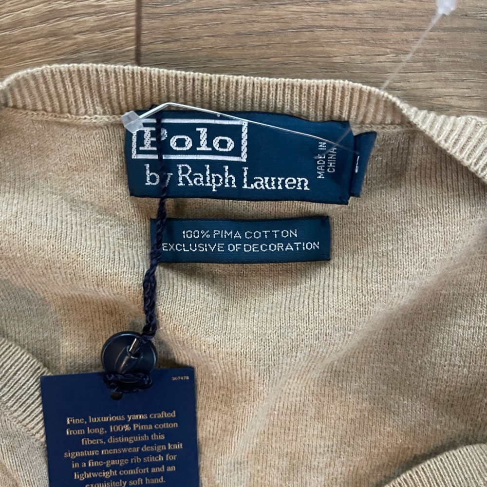 100% Pima Cotton Sweater vest